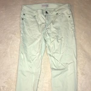 Express Jeans- mint color